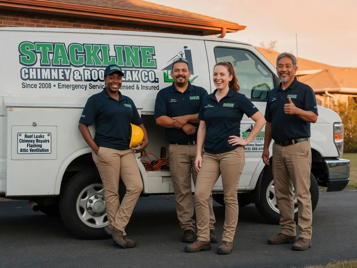 Chimney flashing repair company in Bison, SD